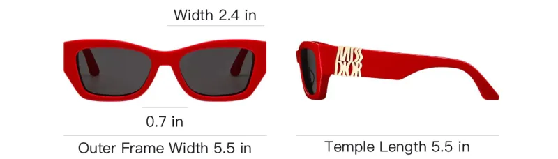 DIOR MissDIOR S1I Rectangular Frame Sunglasses-3