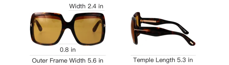 TOM FORD Square Frame Sunglasses-4