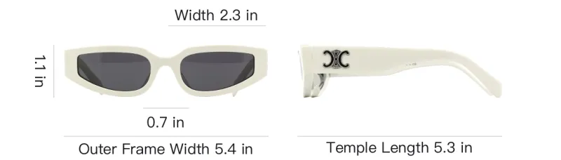 CELINE Rectangular Frame Sunglasses-2