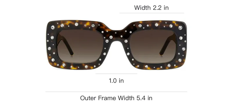 CarolinaHerrera Acetate Square Sunglasses Women's Black-2