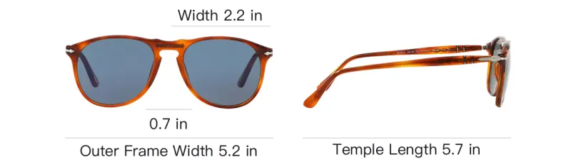 PERSOL Round Frame Sunglasses-3