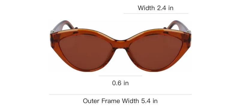 LIU·JO UOMO Acetate Cat Eye Sunglasses Women's Brown-3