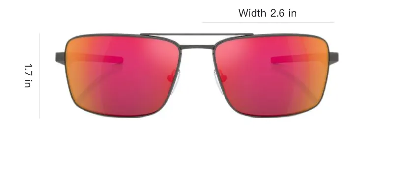 Ferrari Metal Aviator Sunglasses Unisex Black-4