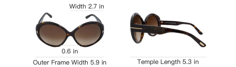 TOM FORD Camryn Round frame Sunglasses-3