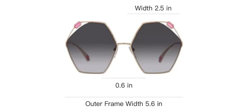 BVLGARI Gemstone Geometric frame Sunglasses-3