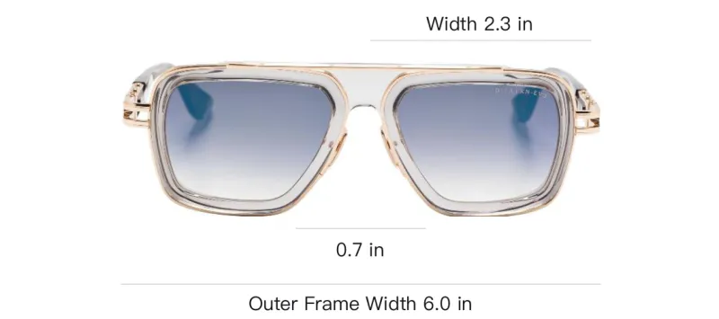 DITA LXN EVO Pilot frame Sunglasses-3