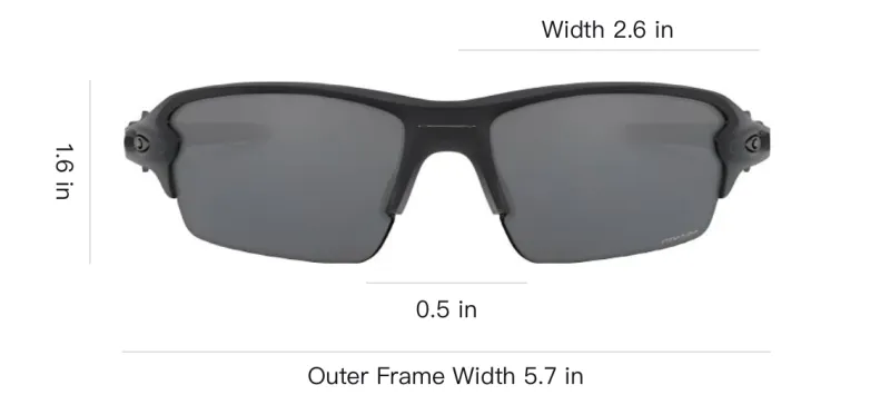 Oakley TR/Memory Plastic Irregular Shape Sunglasses Unisex Black-5