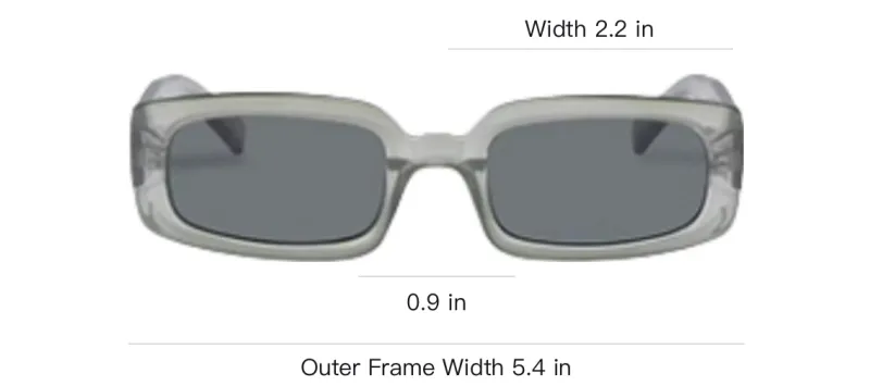 Le Specs Polycarbonate Rectangular Sunglasses Women's Jelly Green-3