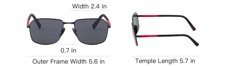 PRADA Pilot frame Sunglasses-3