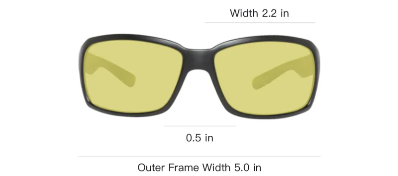 Polaroid Injection Molded Acetate Rectangular Sunglasses Men's Black-2