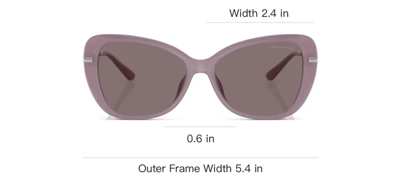 MICHAEL KORS Saint Croix Butterfly Frame Sunglasses-3