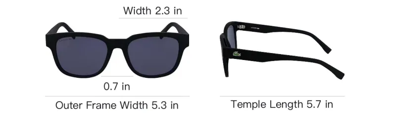 LACOSTE Square frame Sunglasses-3