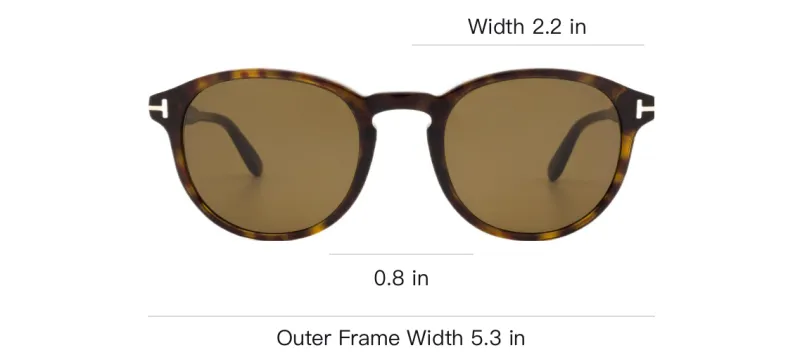 TOM FORD Eyewear Round Frame Sunglasses-2