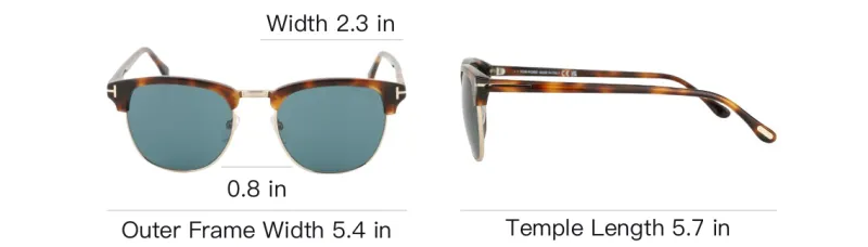 TOM FORD Henry Round Frame Sunglasses-3
