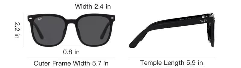 RayBan Square Frame Sunglasses-1