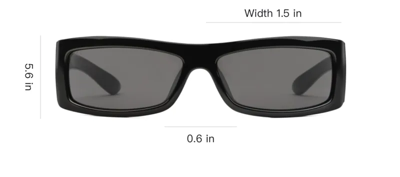 GUCCI Rectangle Frame Sunglasses-2