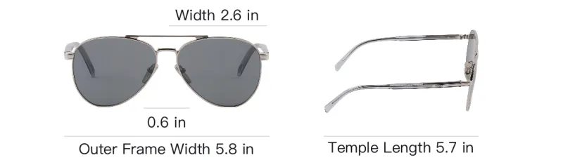 PRADA Double bridge Pilot frame Sunglasses-4