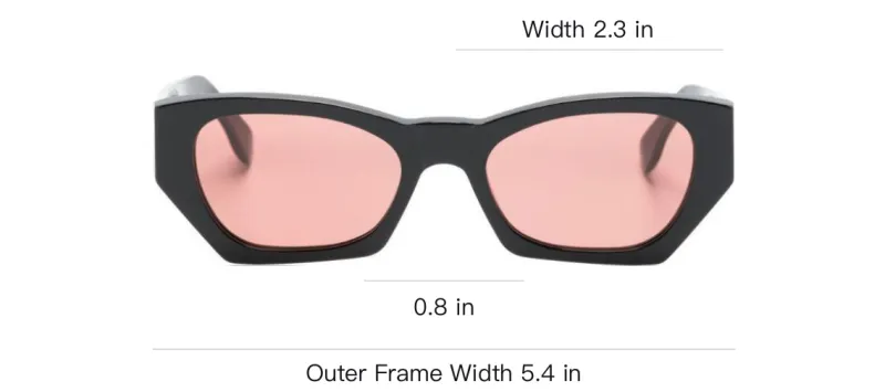 Retrosuperfuture Amata Geometric frame Sunglasses-3