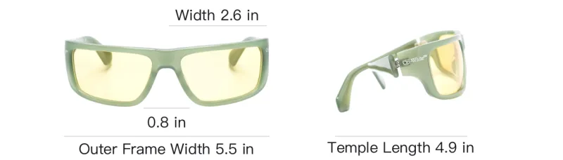 OFF WHITE Bologna Rectangular Frame Sunglasses-3