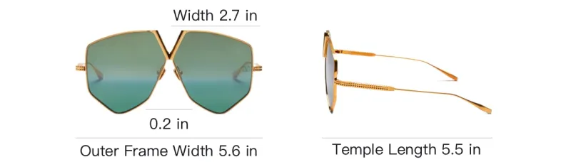 Valentino Geometric frame Tinted Sunglasses-2