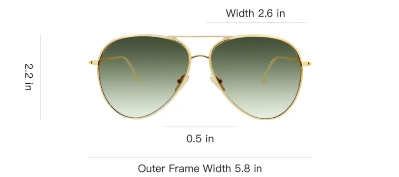 Victoria Beckham Vb 202S Pilot frame Sunglasses-2
