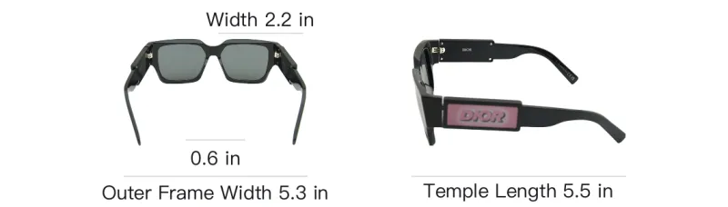DIOR Sunglasses Men Pink-4