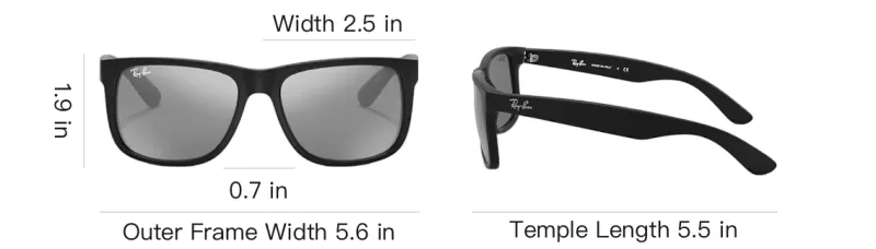 Ray Ban Justin Color Mix Low Bridge Fit Non Polarized Sunglasses-5