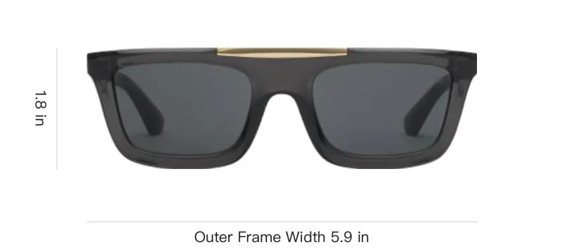 Burberry Bio Based Acetate Nylon Irregular Shape Sunglasses Men's Black-3