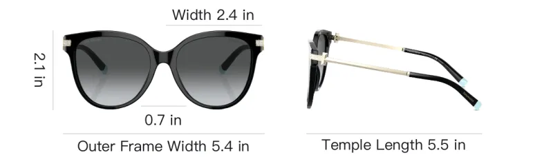 Tiffany & Co Eyewear T Cat eye Frame Sunglasses-3