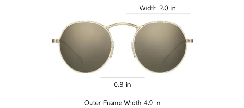 Oliver Peoples - Round Sunglasses Men's Gold-2