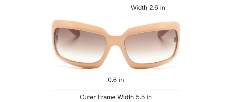 CHANEL Pre-Owned Interlocking CC Oversize-frame Sunglasses-2