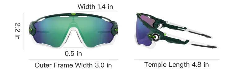 Oakley Plate Frame Irregular Shape Sunglasses Men's-4