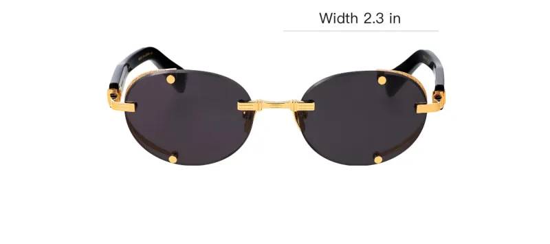 BALMAIN Monsieur Round Frame Sunglasses-4
