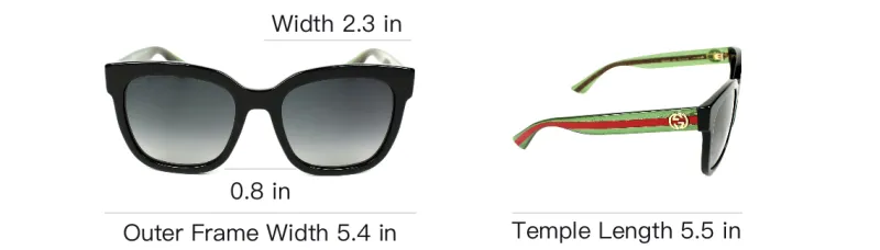 GUCCI Square Frame Sunglasses-3
