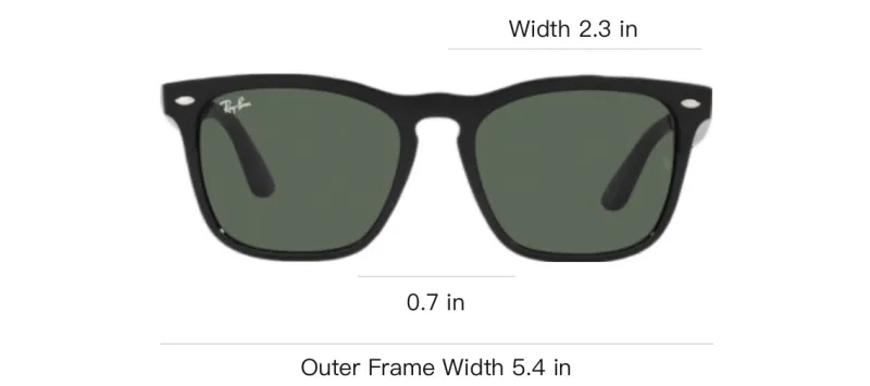 RayBan Steve Square Frame Sunglasses-3