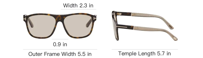 TOM FORD Frances Square Frame Sunglasses-3