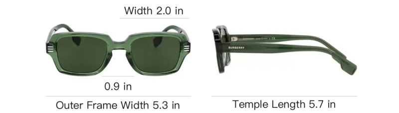 Burberry Eldon Square frame Sunglasses-3