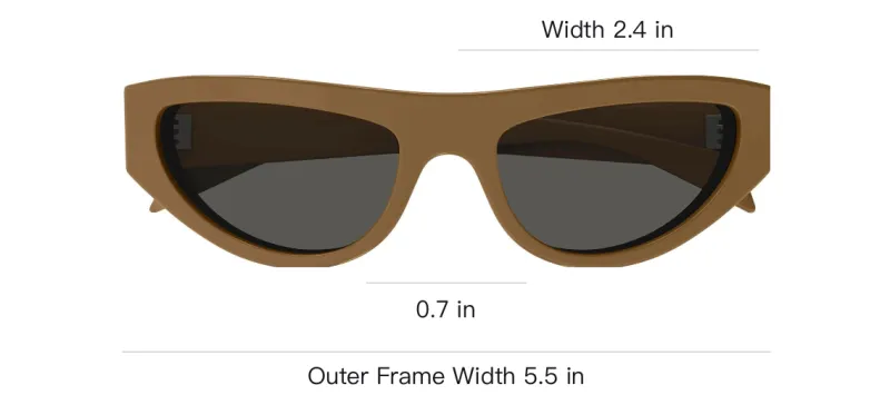 GUCCI Cat eye Frame Sunglasses-2