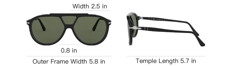PERSOL PO3217S Round shaped Sunglasses-3