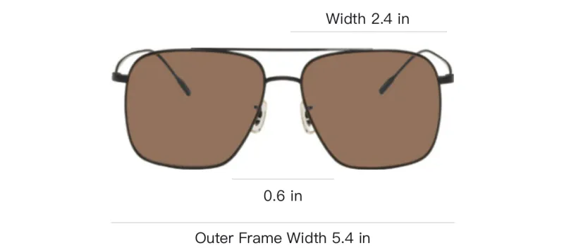 Oliver Peoples - Aviator Sunglasses Men's Black-3