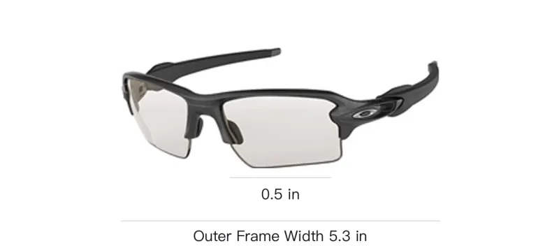 Oakley TR/Memory Plastic Irregular Shape Sunglasses Unisex Black-4