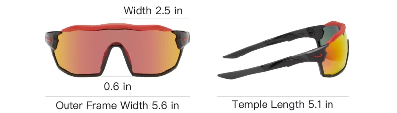Nike Show X Rush Shield frame Sunglasses-3