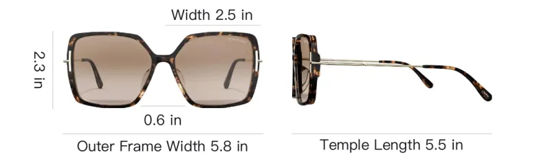 TOM FORD Eyewear Joanna Butterfly frame Sunglasses-2