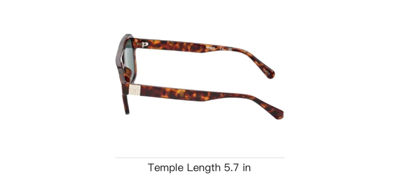 GUESS Acetate Plastic Aviator Sunglasses Unisex Brown-2