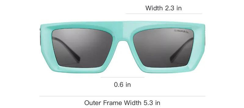 TIFFANY & CO. T Rectangle frame Sunglasses-2