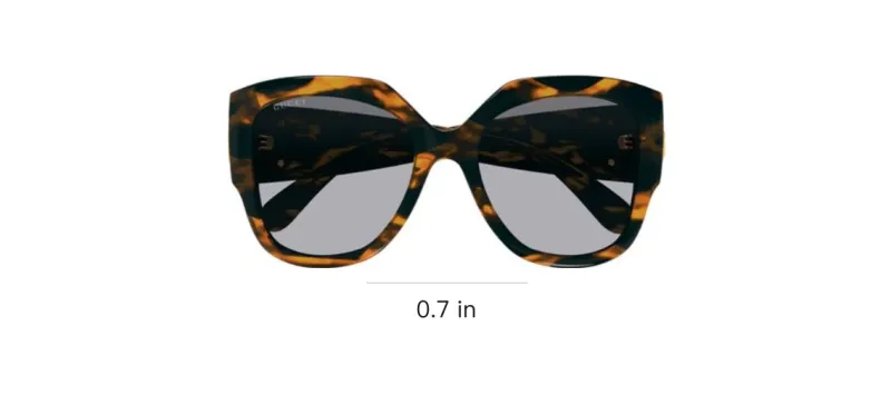 GUCCI Acetate Cat Eye Sunglasses Women's Tortoiseshell-2