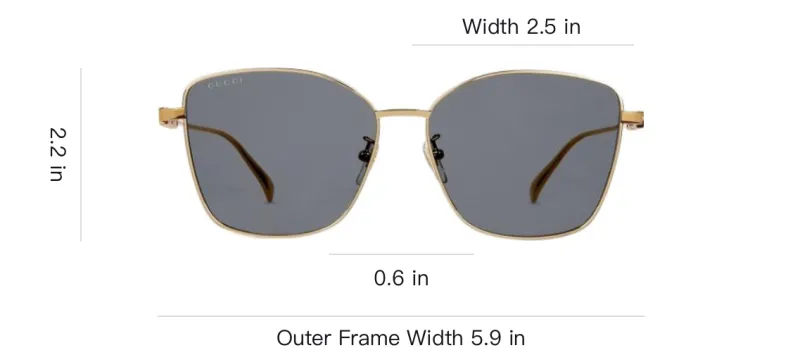 GUCCI Butterfly frame Sunglasses-2