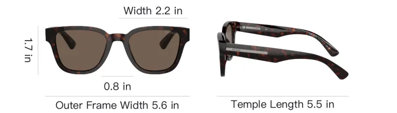 PRADA Square frame Sunglasses-4
