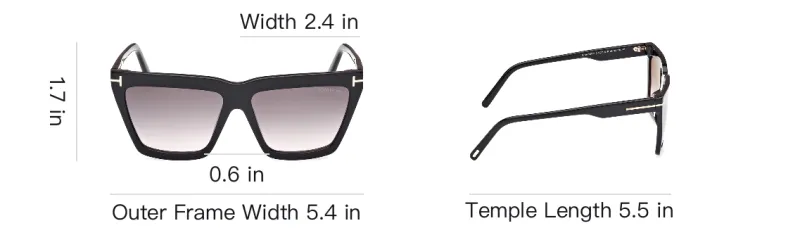 TOM FORD Eden Geometric frame Sunglasses-3