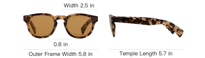 TOD'S Acetate Round Sunglasses Women's Brown-3